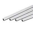 thumbnail image 1 of Uxcell 12mm OD 9mm Inner Dia 300mm Length 6063 Aluminum Round Tube 4 Pack, 1 of 5