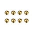 thumbnail image 1 of Uxcell 12mm Precision Solid Brass Bearing Balls for Bearings Valves Decoration 8 Pack, 1 of 5