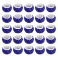 thumbnail image 1 of Uxcell 12mm Rhinestone European Beads, European Large Hole Crystal Charm Beads for DIY Jewelry Making, Sapphire 60Pcs, 1 of 4