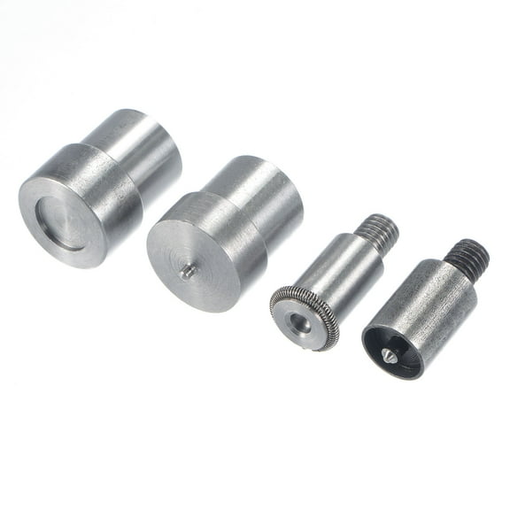 Uxcell 12mm Snap Fasteners Button Die for Hand Press Machine Setter Carbon Steel Pointed Fasteners Tool