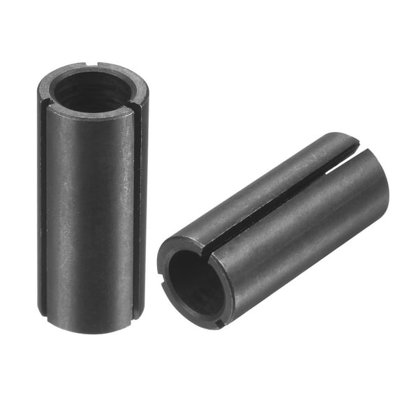 Uxcell 12mm to 8mm Router Collet Driver Adapter for CNC Engraving Bit Machine 2 Pack