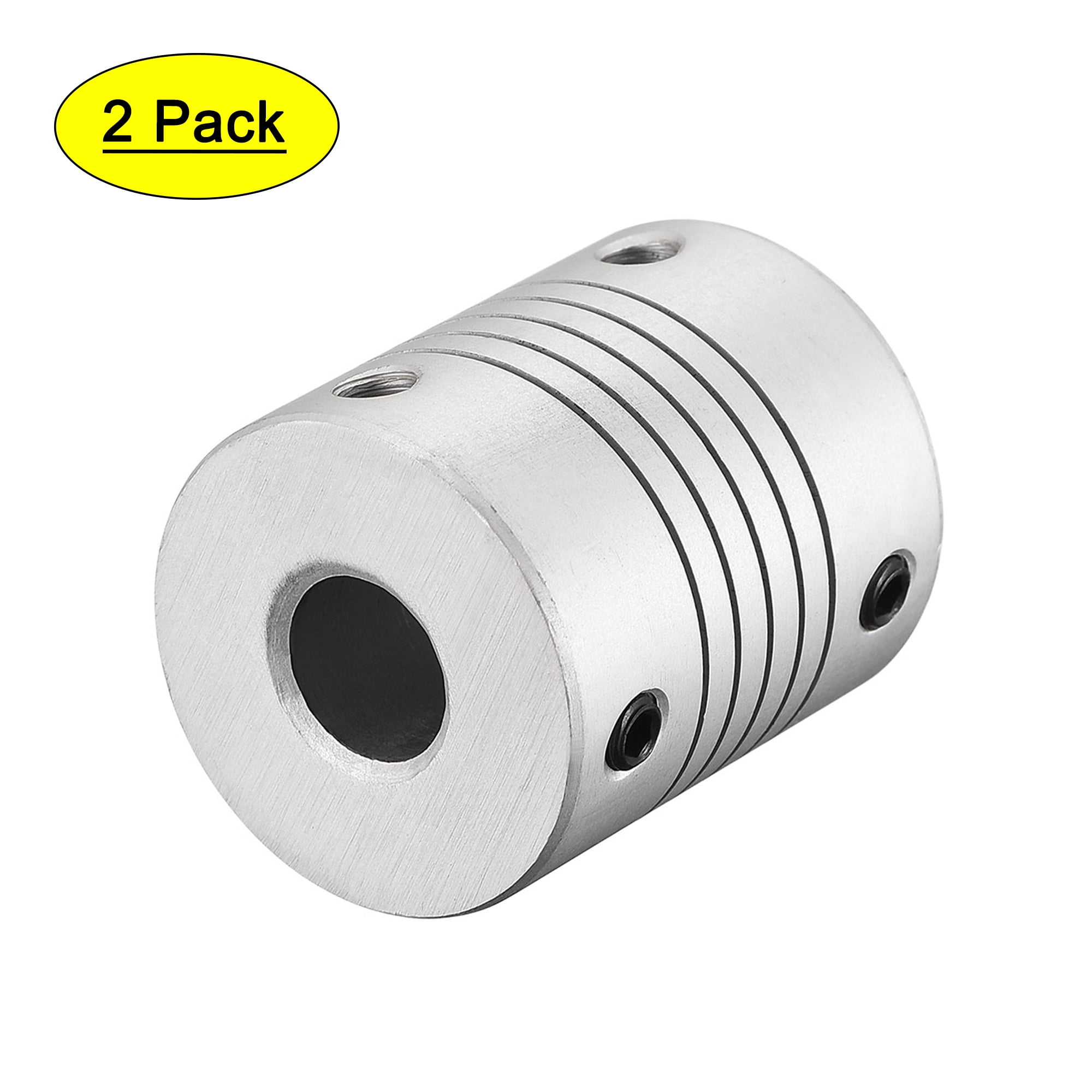Machine Connector Shaft 3D Printer Parts Uxcell 2Pcs 10mm-12mm Aluminum Shaft Couplers For 3D ...