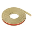 thumbnail image 1 of Uxcell 12mm x 5000mm Flexible TPE Self Adhesive U-Shape Veneer Edging Edge Banding Beige, 1 of 6