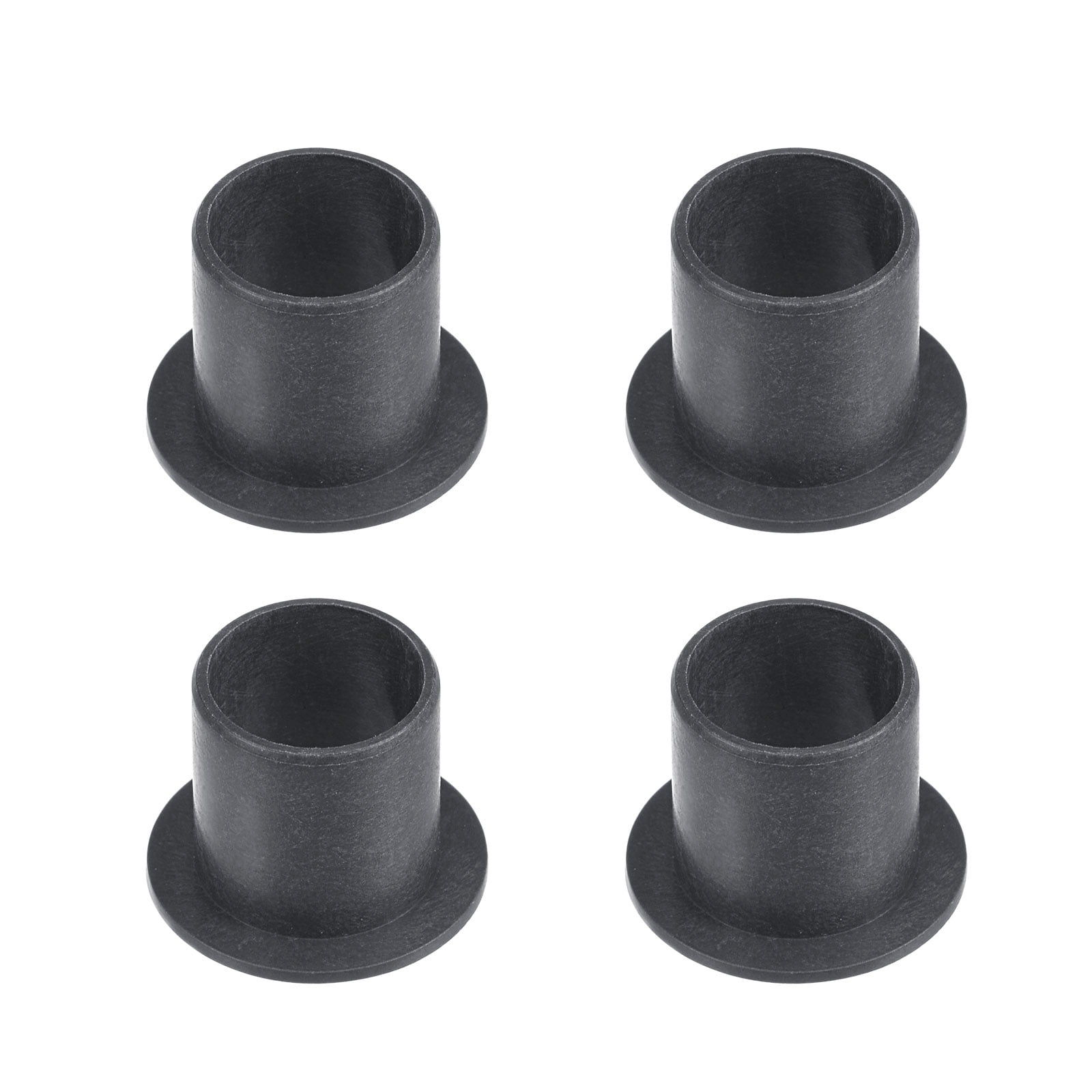 Roulements Lisses (Bushings) POM 10x12x12mm - Sans Graissage, Noir - Pour Applications Mécaniques - Uxcell