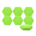 thumbnail image 1 of Uxcell 12pcs Acoustic Panels 10.2" x 11.8" x 0.3" Hexagon Self Adhesive Sound Proof Wall Panels High Density Sound Deadening Foam Panel for Home Office Recording Room Studio, Green, 1 of 7