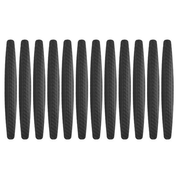 Uxcell 12pcs Car Door Edge Guards Protectors Anti-Collision Side Door Edge Protector Trim Strip Anti-Scratch Universal Vehicle Exterior Accessories for Cars SUV Pickup Truck, Black