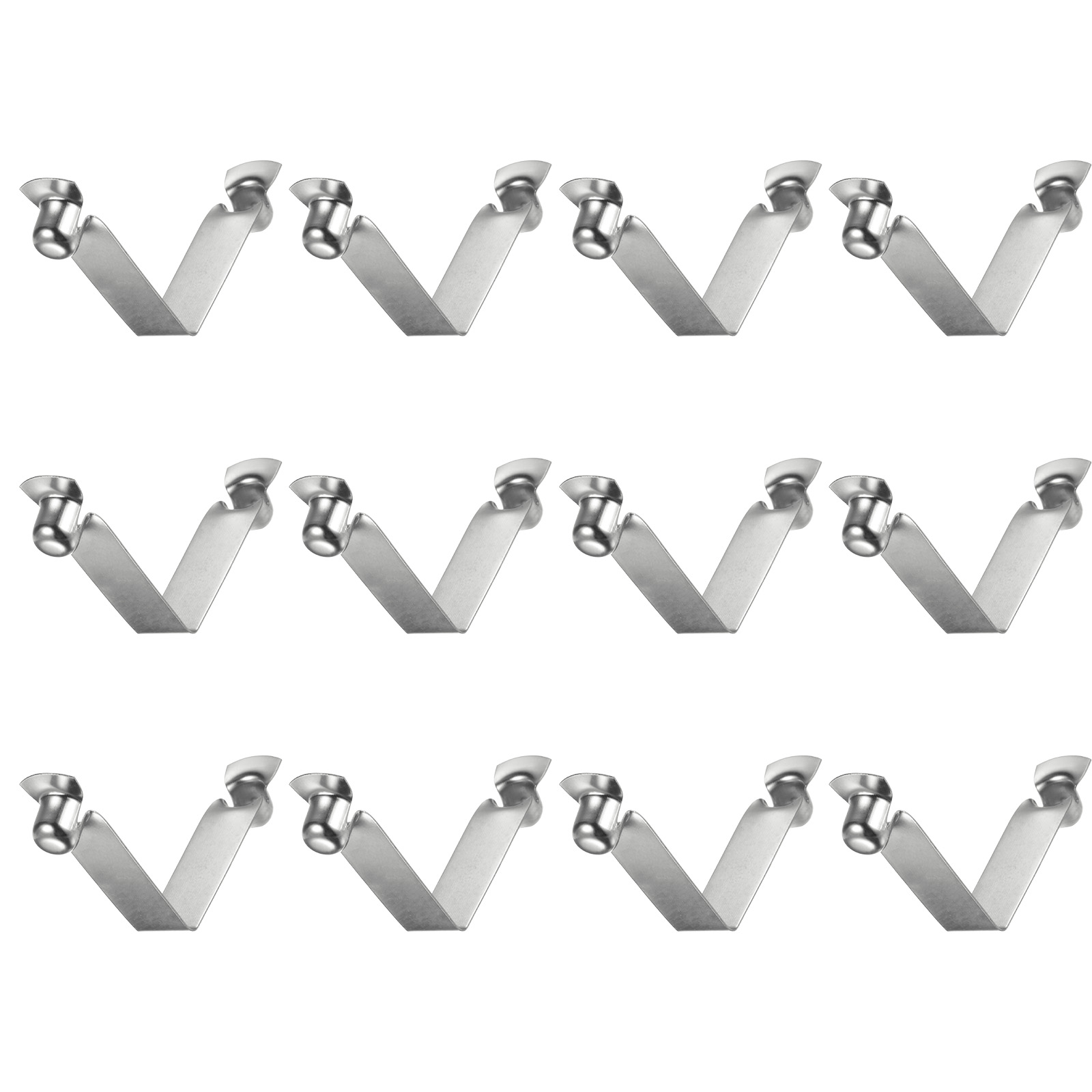 Uxcell 12pcs Double Button Kayak Paddle Snap Spring Clip 46x8mm V ...