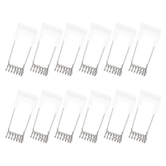 Uxcell 12pcs Downlight Spring Clips, 56x16mm LED Recessed Ceiling Lights Accessories Securing Clamps Universal Butterfly Wing Clips for Spotlights, Panel Lamp Lighting Fittings