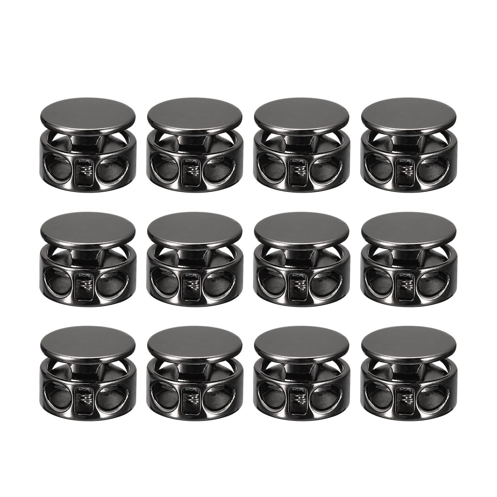 Jacket Lock Fasteners Uxcell 12pcs Metal Spring Cord Locks Toggle Stopper Cord Stops Fastener ...