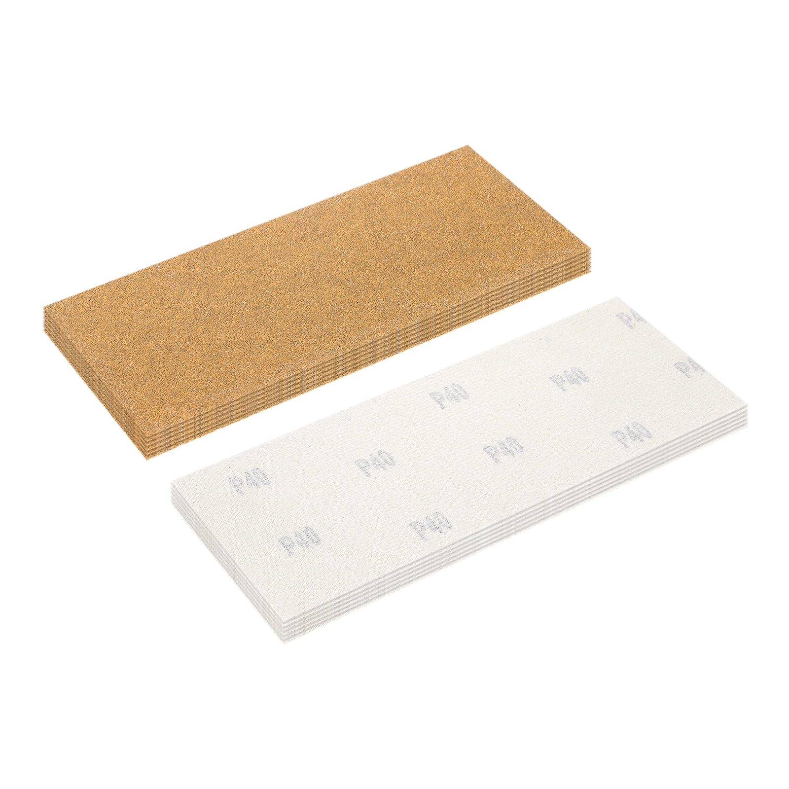 Uxcell 12pcs Sand Papers - [4.5 x 11 Inch x 40 Grits] Hook & Loop ...