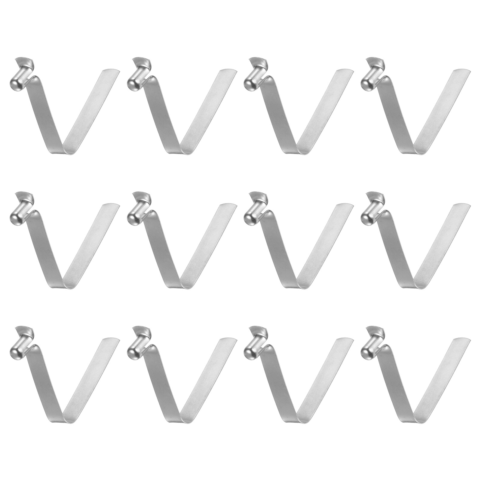 Uxcell 12pcs Single Button Kayak Paddle Snap Spring Clip 28x6.6mm V ...