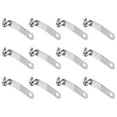 thumbnail image 1 of Uxcell 12pcs Single Button Kayak Paddle Snap Spring Clip 37x7mm V Shaped Hollow Lift Telescopic Locking Pole Clips, 1 of 5