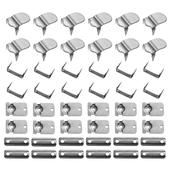 Uxcell 12set Hooks and Eyes Closure Set 12mm Metal Hook and Eye Sewing Clasp Snaps Fasteners for Clothing Bra Trousers Pants DIY Craft, Gunmetal