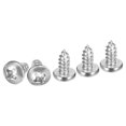 thumbnail image 1 of Uxcell #12x1/2" Silver Screws - 25Pack - 304 Stainless Steel Pan Head Phillips Screw, 1 of 7