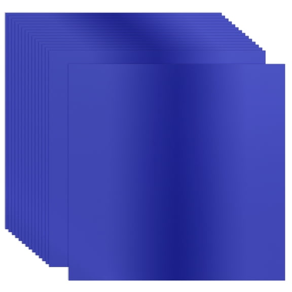 Uxcell Metallic Cardstock Paper, A4 250GSM Foil Mirror Finish CardStock Board Sheet for Crafting Wedding Decoration Invitations Dark Blue 12x12