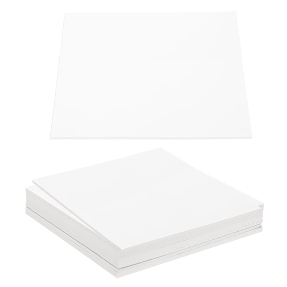 Uxcell 12x12x0.12" Chipboard Sheets, 10Pcs 120PT Thick Book Board Binders Board Sturdy Bookbinding Supplies, White