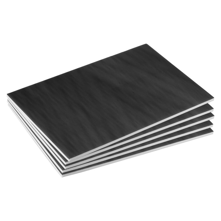 Uxcell 12x16 inch 300x400mm Foam Sheet for Crafts Foam Boards Foam Paper Sheets for Art, Black 5 Pack, Size: 12 x 16