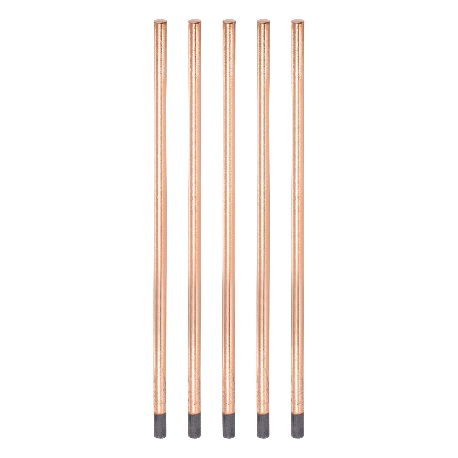 Uxcell 12x355mm Copper Coated Gouging Carbon Gouging Rods Electrodes 5 ...