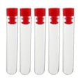 thumbnail image 1 of Uxcell 12x60mm Polystyrene Round Bottom Centrifuge Test Tubes Red 20 Pack, 1 of 3