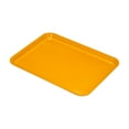 thumbnail image 1 of Uxcell 12x8" Fast Food Tray, Plastic Multi-Purpose Rectangle Serving Tray for Restaurant Home Kitchen, Yellow, 1 of 5