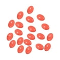 thumbnail image 1 of Uxcell 12x8mm Oval Soft Plastic Luminous Glow Fishing Beads Tackle Tool Red 200 Pieces, 1 of 5