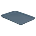 thumbnail image 1 of Uxcell 12x9" Fast Food Tray, Plastic Reusable Multi-Purpose Rectangle Serving Tray Blue, 1 of 5