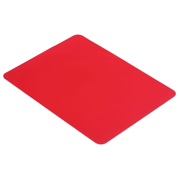 Uxcell 11.73'' x 9.06'' Silicone Mat Resin Casting Crafts Pad Non-Slip Nonstick Sheets Protector Red
