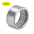 thumbnail image 1 of Uxcell 13/16x1-1/16x1/2" Needle Roller Bearings Full Complement Drawn Cup Chromium Steel Silver Tone 2pcs, 1 of 5