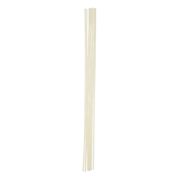 Uxcell 13.2 Inch Plastic Welding Rods, Single Strand Round Sticks ABS Welding Rods for Plastic Welder Kayak Car Bumper Repair Pack of 10 Dia. 2.8mm, Beige