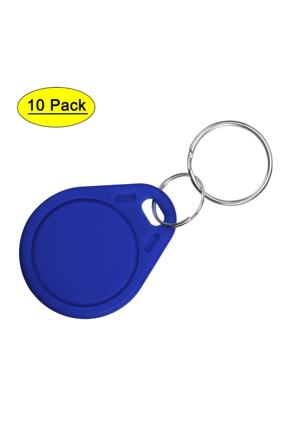 13.56MHz Rewritable RFID Proximity IC Card UID Key Fobs Blue 10 Pack