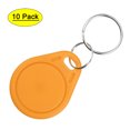 thumbnail image 1 of Uxcell 13.56MHz Rewritable RFID Proximity IC Card UID Key Fobs Yellow 10 Pack, 1 of 6