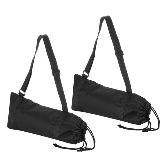 Uxcell 13.78"x7.09" Tripod Carrying Case, 2Pcs Nylon Padded Tripod Bag with Handles for Light Stands Tripod Photography Accessories, Black