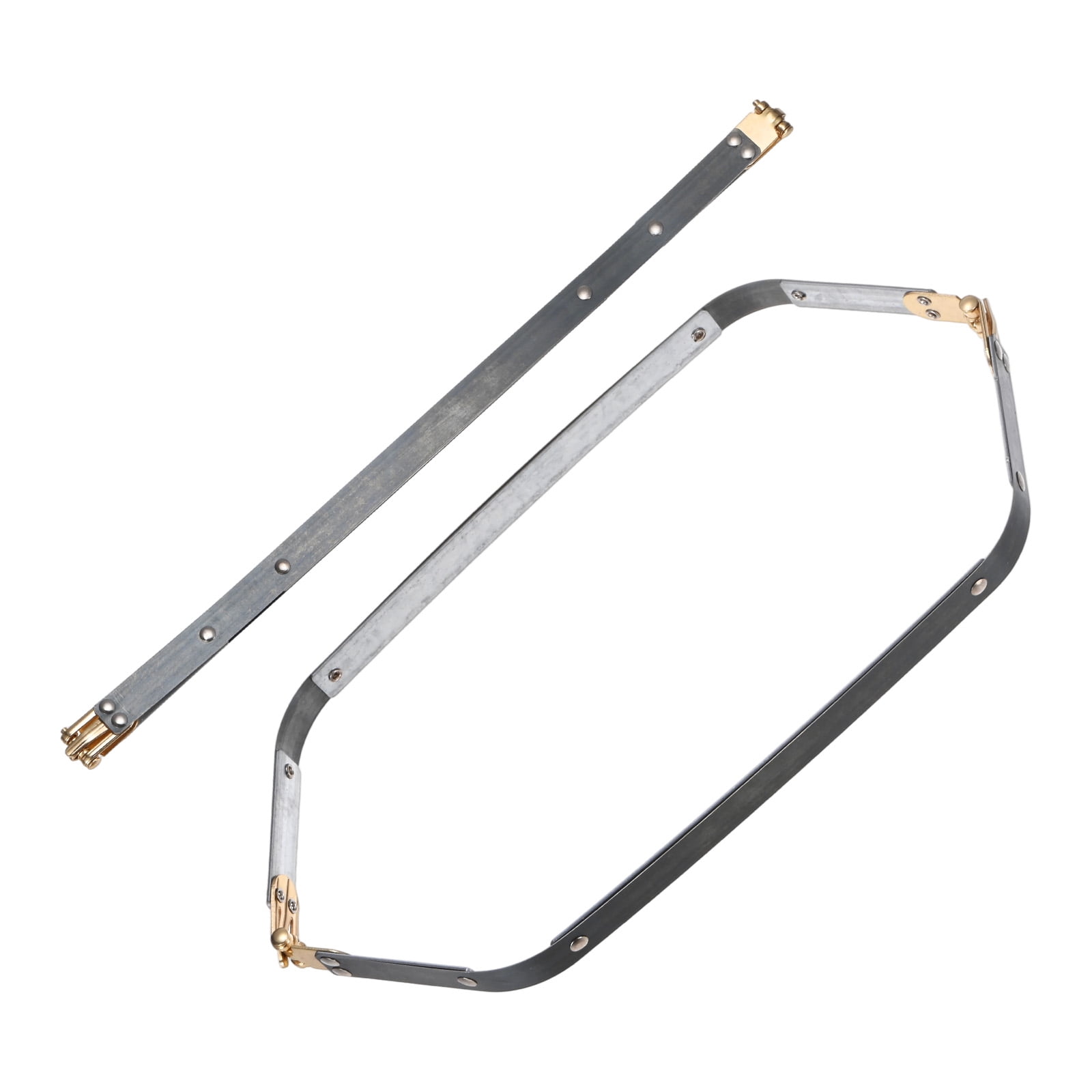 Uxcell 13.78IN Metal Internal Flex Frames [2PCS] - Hexagon Frame Kiss ...