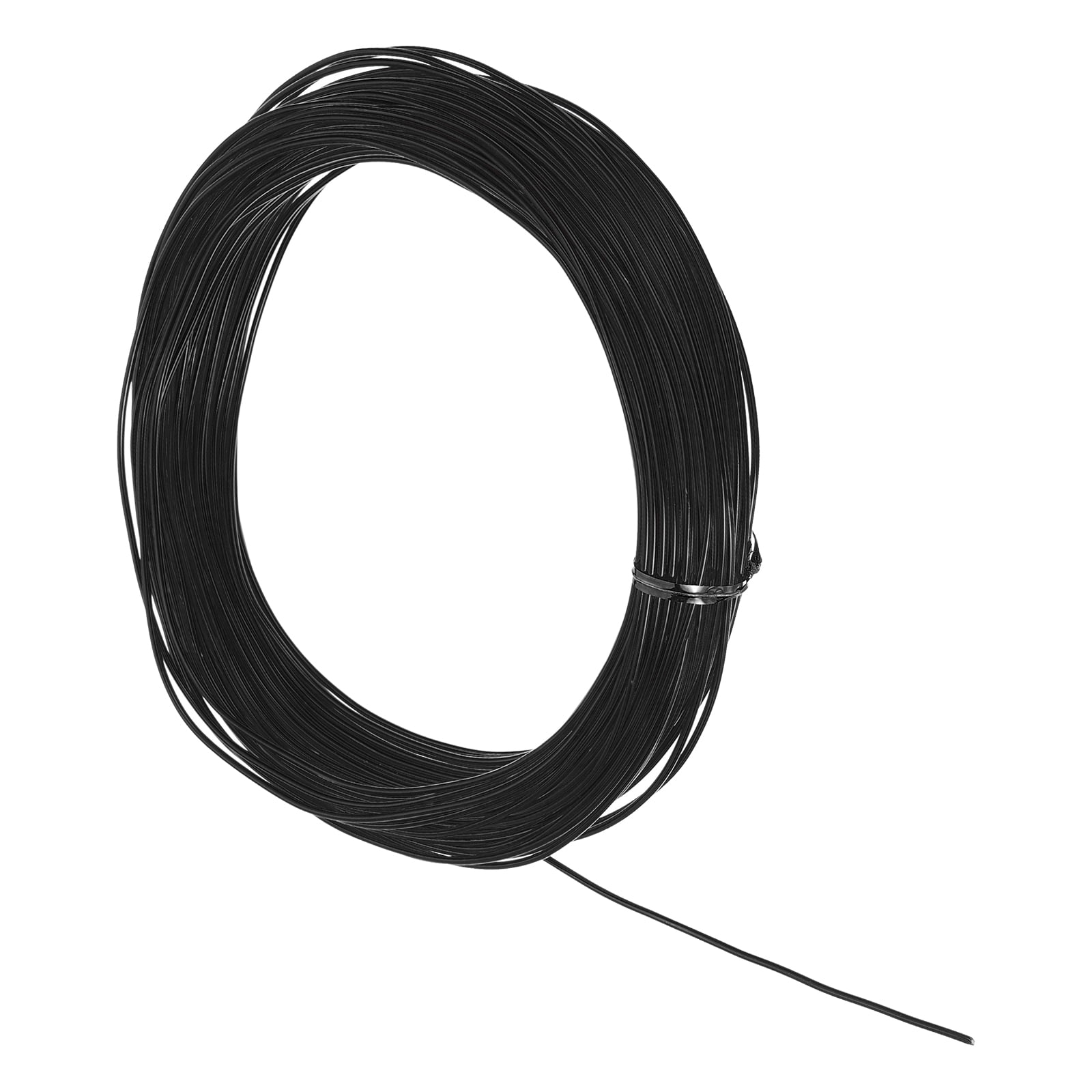 Uxcell 13 Gauge 1.8mm Aluminum Wire, 100 Feet Bendable Metal Craft Armature Wire, Black