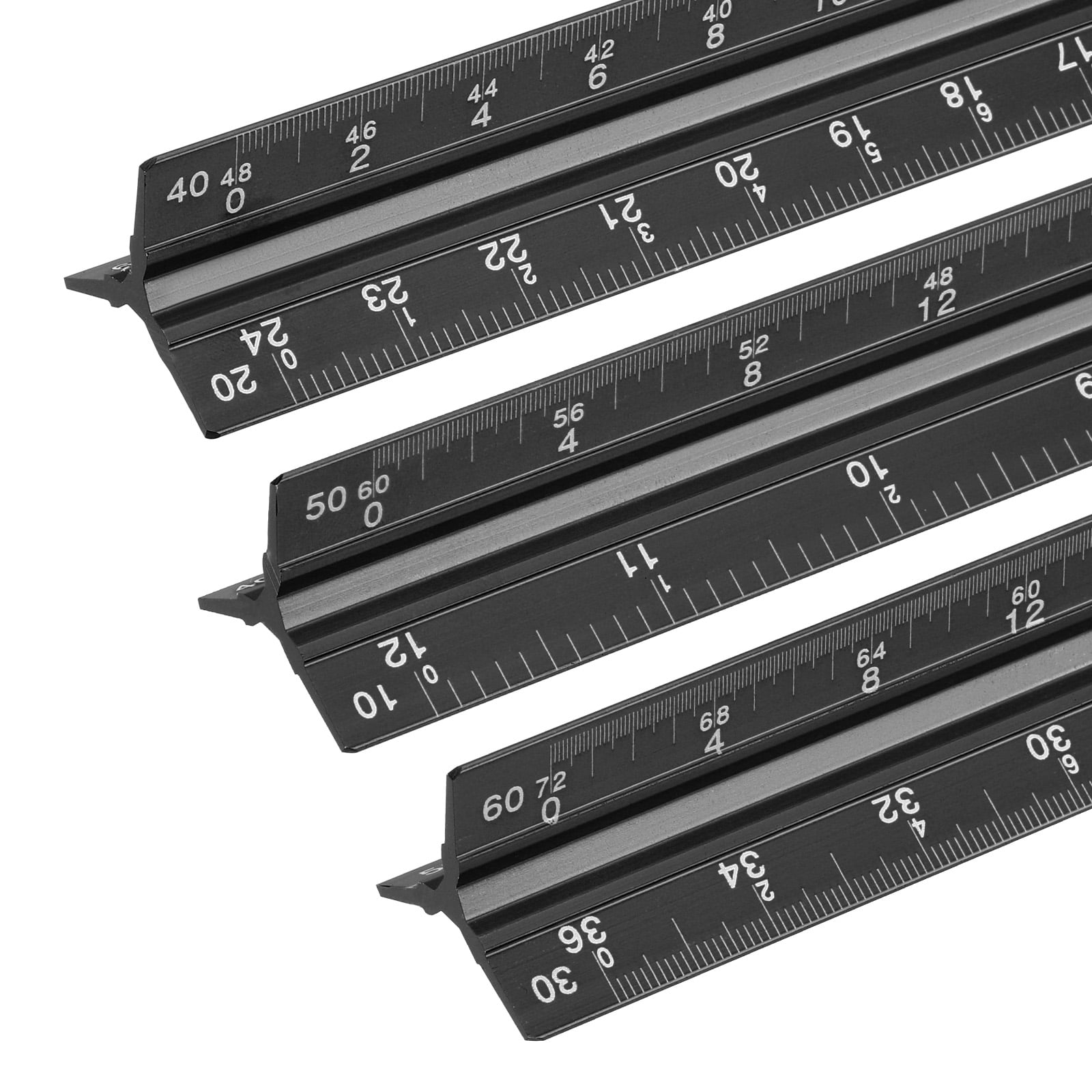 Uxcell 13 Inch Imperial Engineer Scale Ruler, Architectural Scale ...