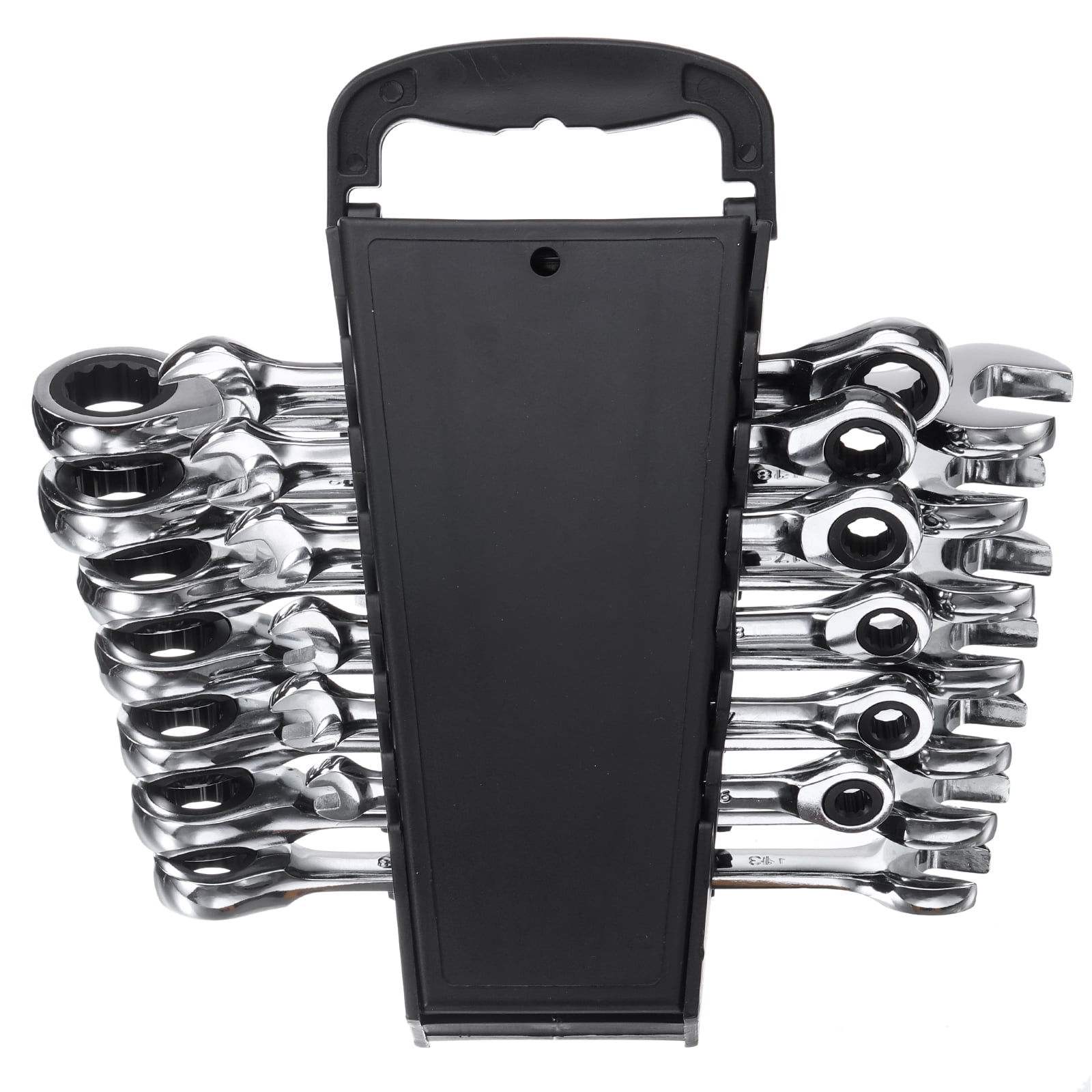 Uxcell 13 Pieces Ratcheting Combination Wrench Set 6-19mmmm Metric 12PT Ratchet Wrench