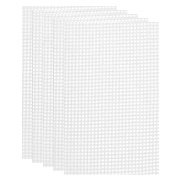 Uxcell 13 x 20.9" Silicone Dehydrator Sheet Non-Stick Reusable Fruit Dryer Mesh Mat for Food Dehydrator, White, 5 Pcs