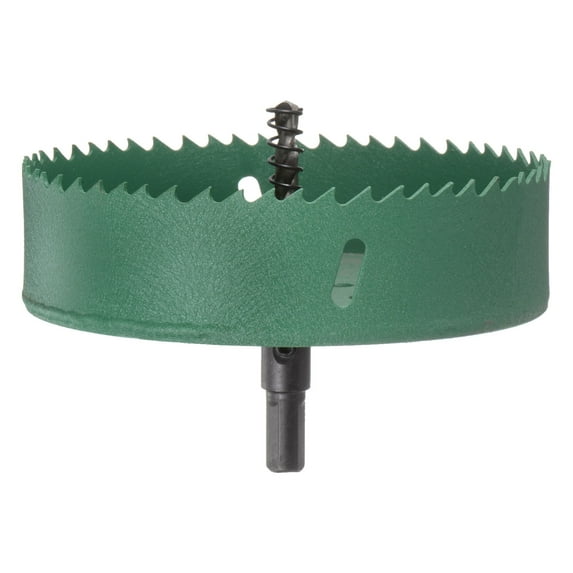 Uxcell 130mm (5-1/8") M42 HSS (High Speed Steel) Bi-Metal Hole Saw Cutter for Wood Plastic Metal