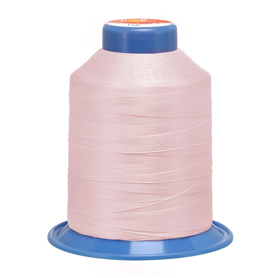 Uxcell 1312 Yards 210D/0.32mm Extra Strong Bonded Polyester Thread (Light Pink)