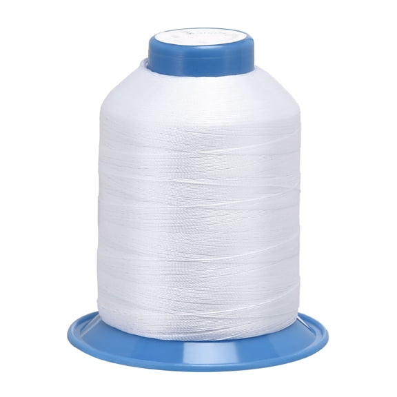 Uxcell 1312 Yards 210D/0.32mm Extra Strong Bonded Polyester Thread (White)