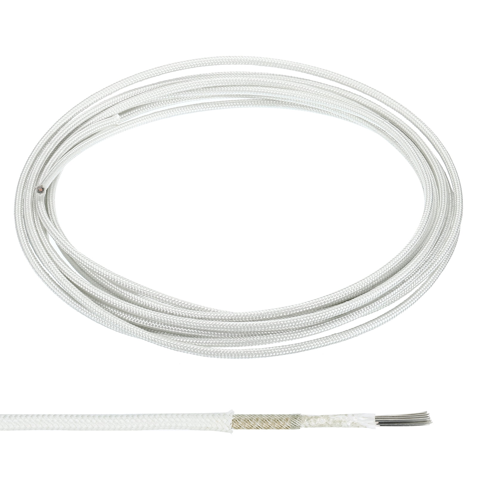 Uxcell 13Ft 18AWG High Temperature Wire, 60450 Degrees Celsius Nickel Plated Copper Wire