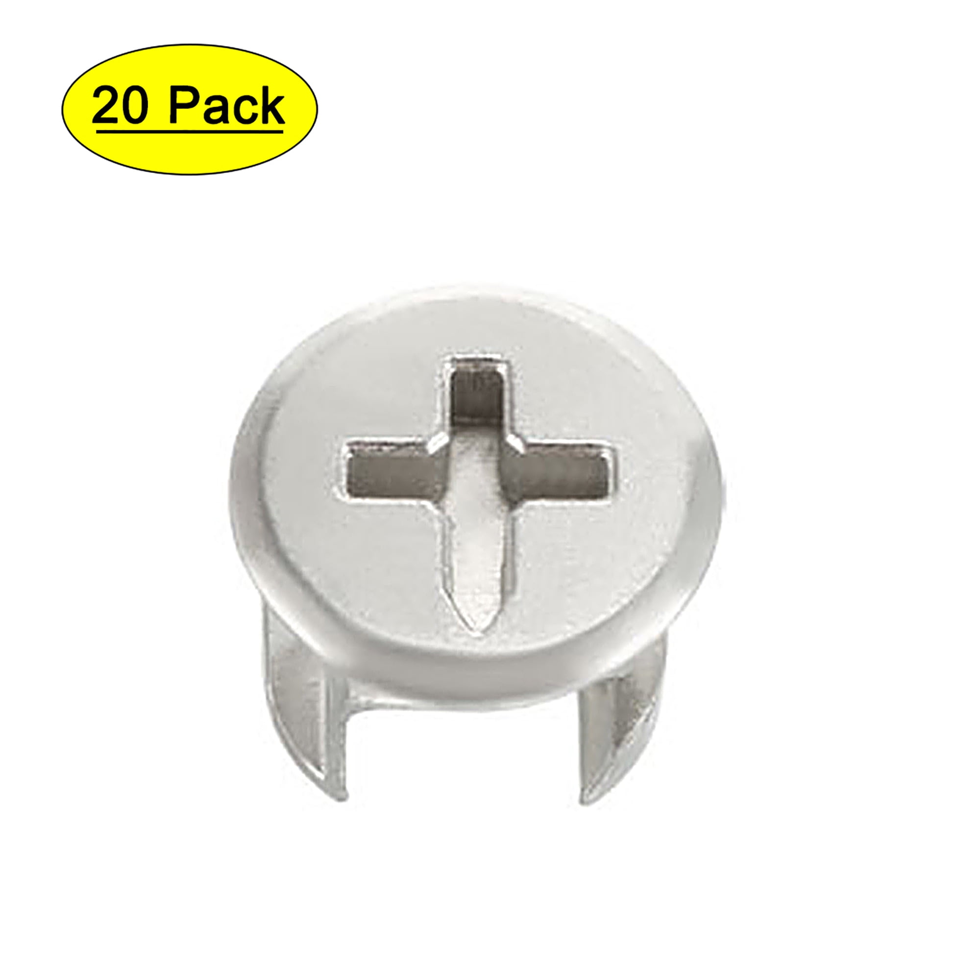 Uxcell Cam Lock Nuts – 15pcs 15mm & 20pcs 13mm Furniture Connector Fittings For DIY Assembly