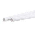 thumbnail image 1 of Uxcell 13mm ID 15mm OD 500mm White Pipe Round Rigid Plastic Tube for Water Pipe 2 Pack, 1 of 5