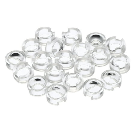 Uxcell 13mm LED Convex Lens 100 Degree Beam Angle Acrylic LED Optical Lens for 1W 3W LED Lamp Beads 20 Pack