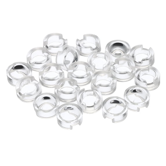 Uxcell 13mm LED Convex Lens 100 Degree Beam Angle Acrylic LED Optical Lens for 1W 3W LED Lamp Beads 20 Pack