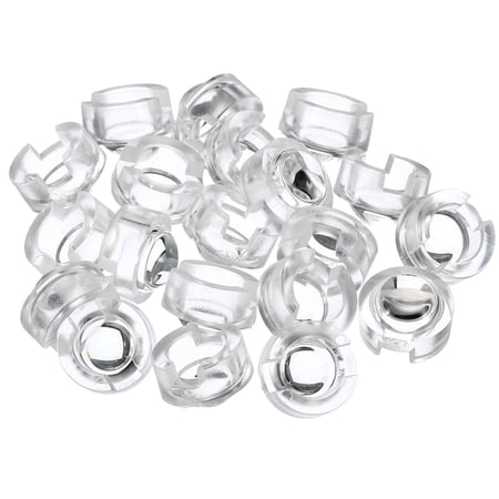 Uxcell 13mm LED Convex Lens 15 Degree Beam Angle Acrylic LED Optical Lens for 1W 3W LED Lamp Beads 20 Pack