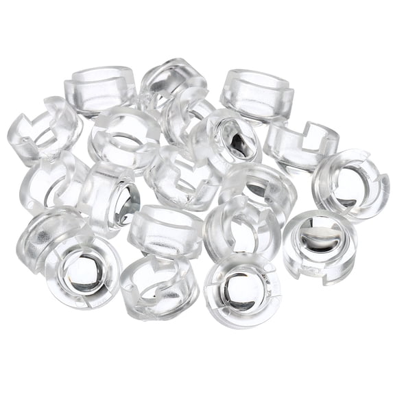 Uxcell 13mm LED Convex Lens 15 Degree Beam Angle Acrylic LED Optical Lens for 1W 3W LED Lamp Beads 20 Pack