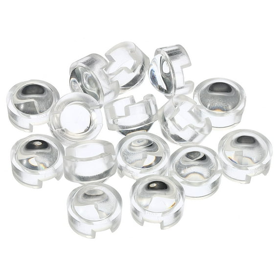 Uxcell 13mm LED Convex Lens 90 Degree Beam Angle Acrylic LED Optical Lens for 1W 3W LED Lamp Beads 15 Pack