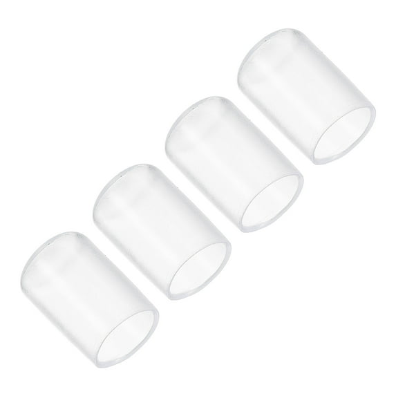 Uxcell 13mm Rubber Pool Tip Cover Billiard Cue Tip Protector Snooker Accessory Transparent 4 Pack