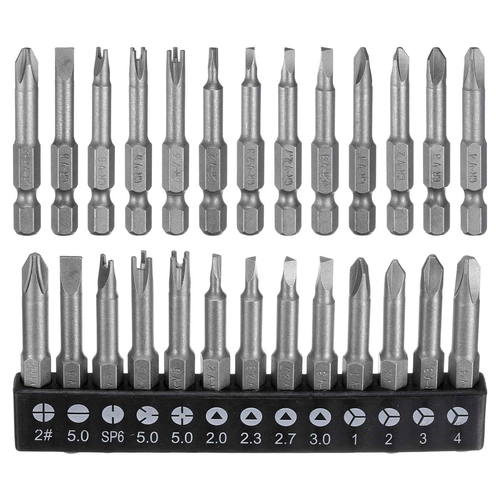 Uxcell 13pcs Magnetic Special Shaped Screwdriver Insert Bits Set ...